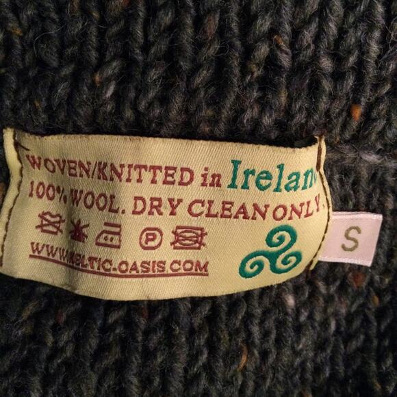 NWT Celtic Oasis Made in Ireland knitted sweater S - Picture 7 of 8